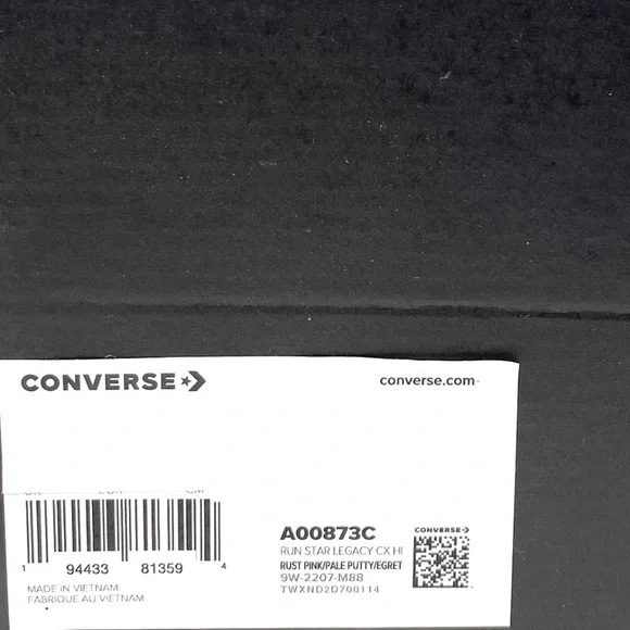 Converse Run Star Legacy CX High Top Canvas Pink Women's Size Sneakers A00873C - Picture 8 of 9